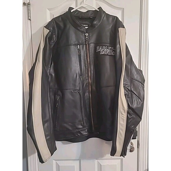 Harley-Davidson Men's Size 4XL Enduro Screamin' Eagle Leather Jacket 97053-23VM